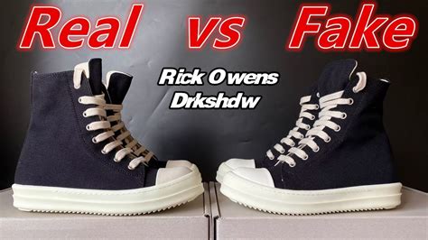 rick owens shoes real vs fake|rick owens ramones size 9.